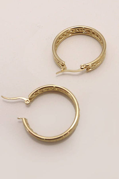 18K STAINLESS STEEL HYPOALLERGENIC WATERPROOF TARNISH FREE | 40E318