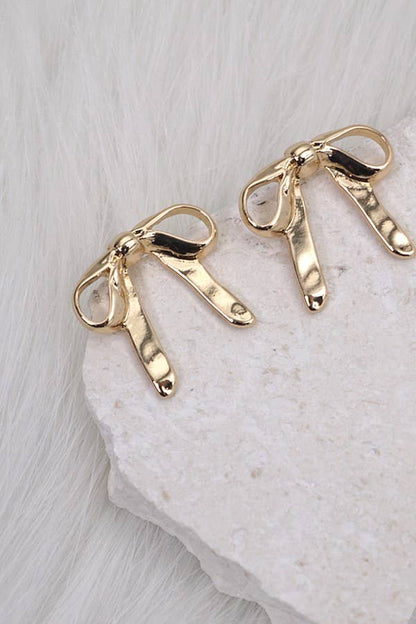 BOW STUD EARRING  |  31E24002