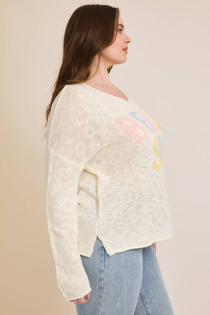 BEACH SIDE LIGHT WEIGHT SWEATER