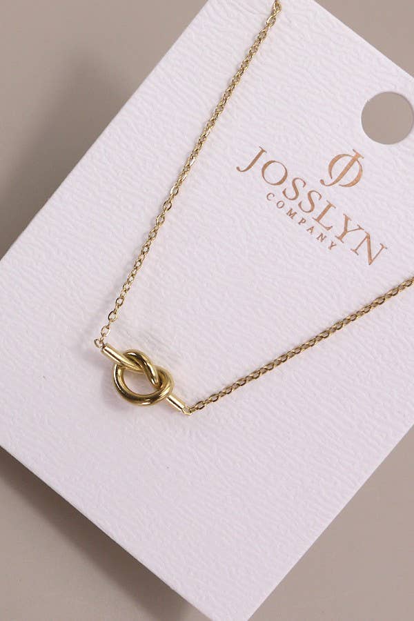 NON-TARNISH KNOTTED NECKLACE | 40NK337