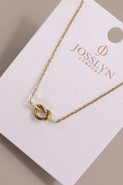 NON-TARNISH KNOTTED NECKLACE | 40NK337