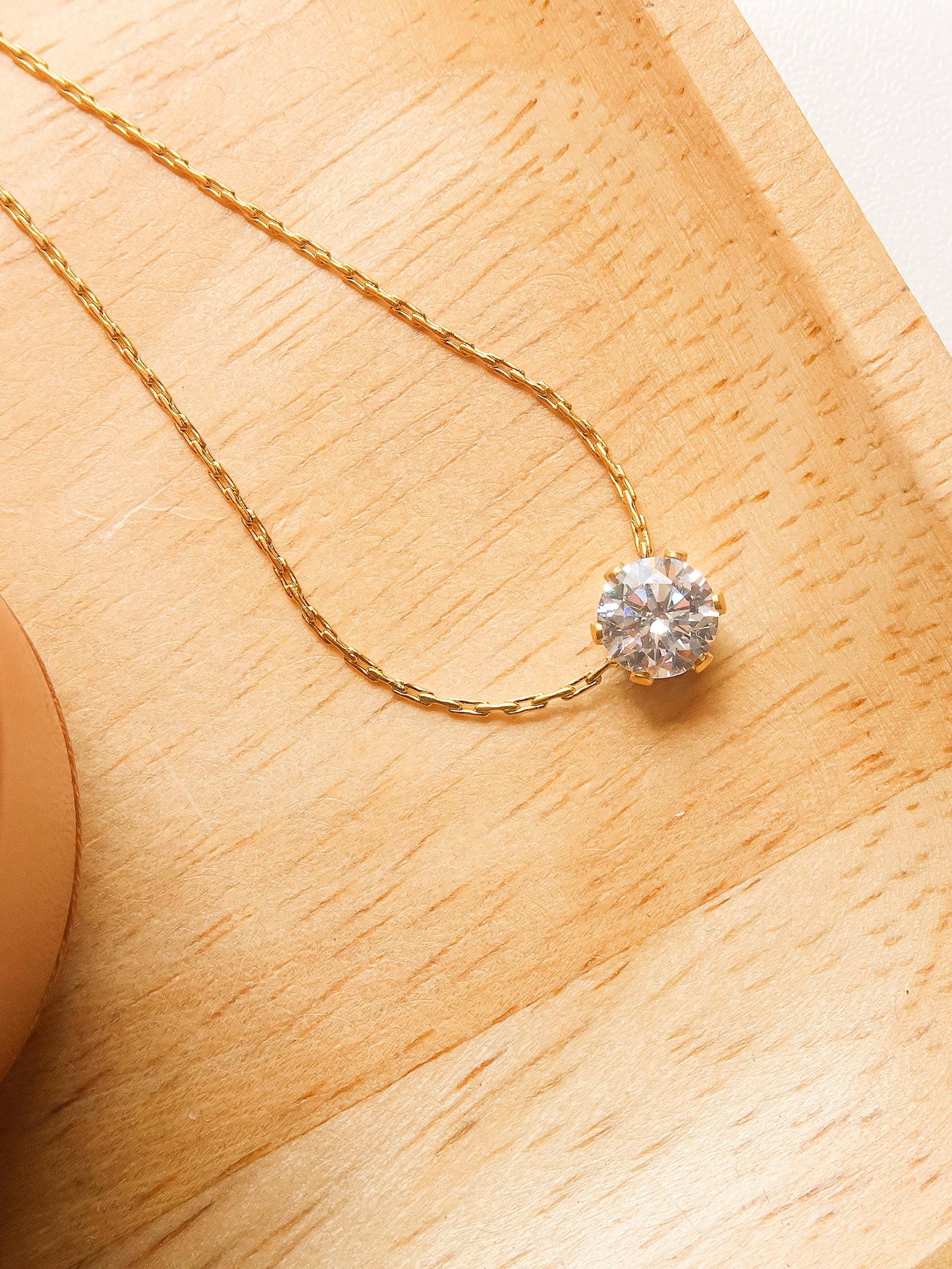 18K Non-Tarnish Petite Necklace