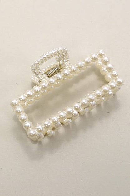 PEARL HAIR CLAW CLIPS | 40H736