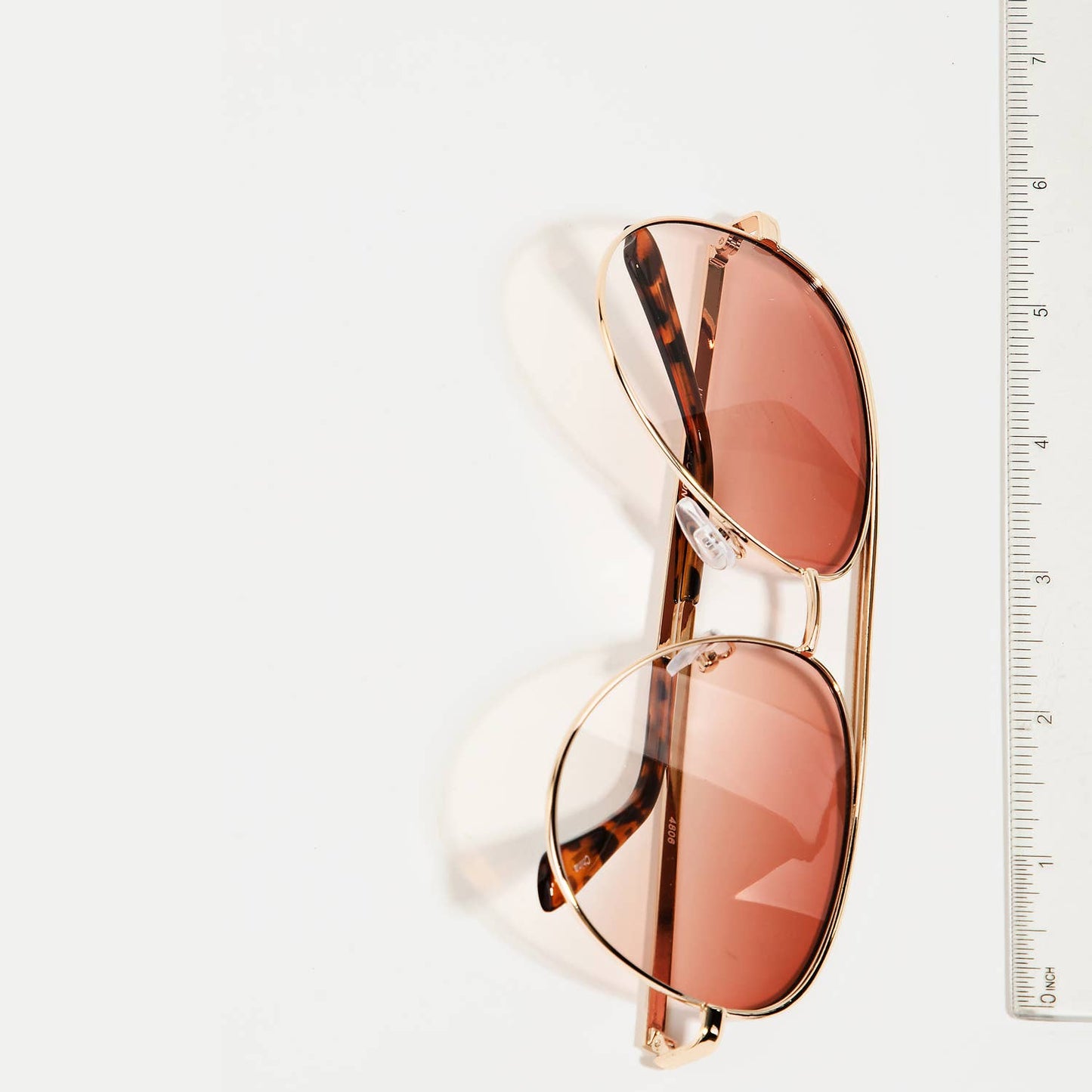 Metal Frame Double Bridge Sunglasses