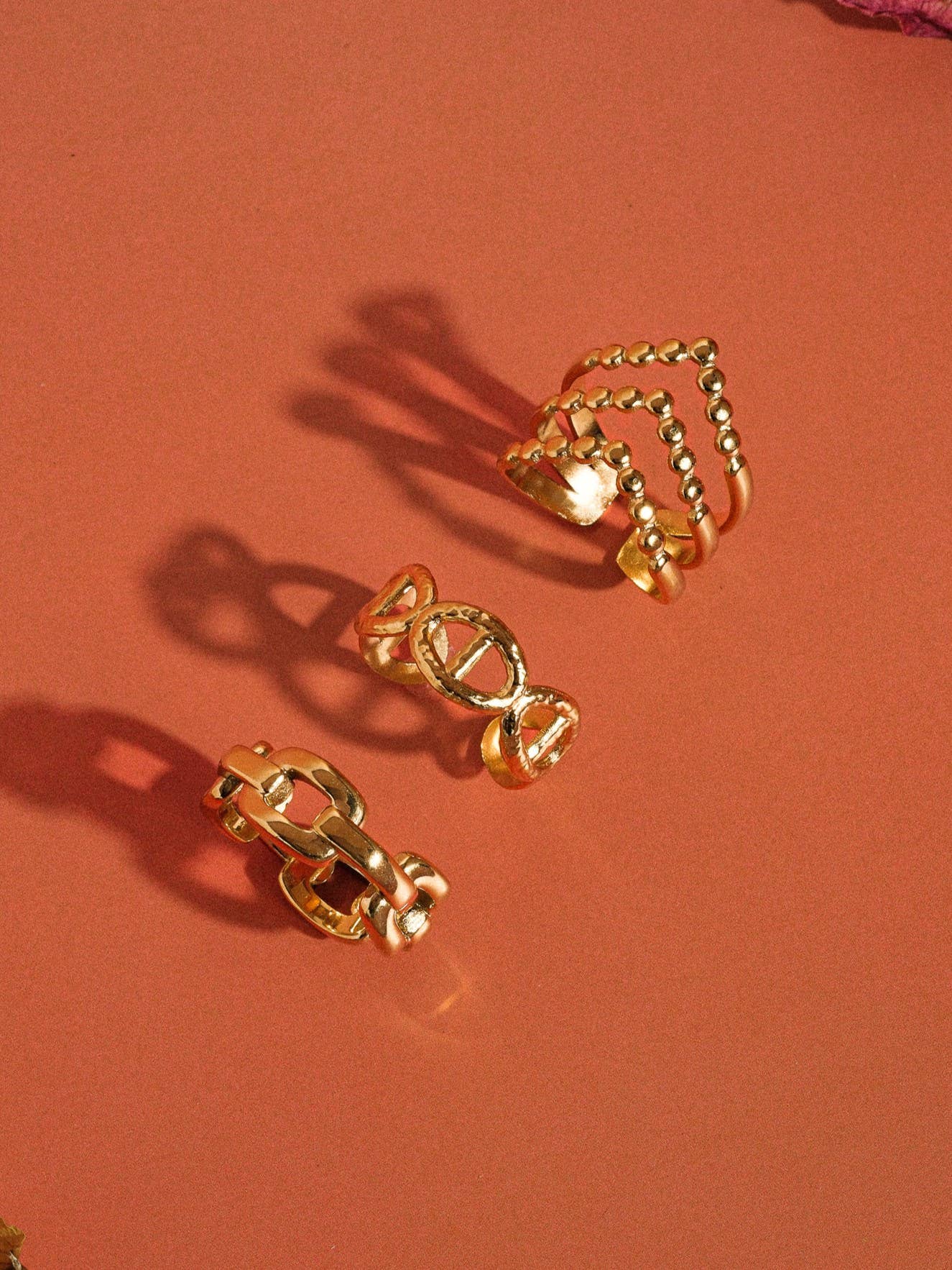 Non-Tarnish Stackable Adjustable Ring