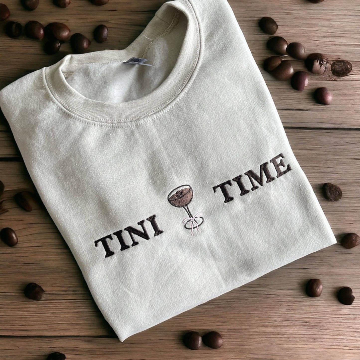 Tini Time Embroidered Crewneck