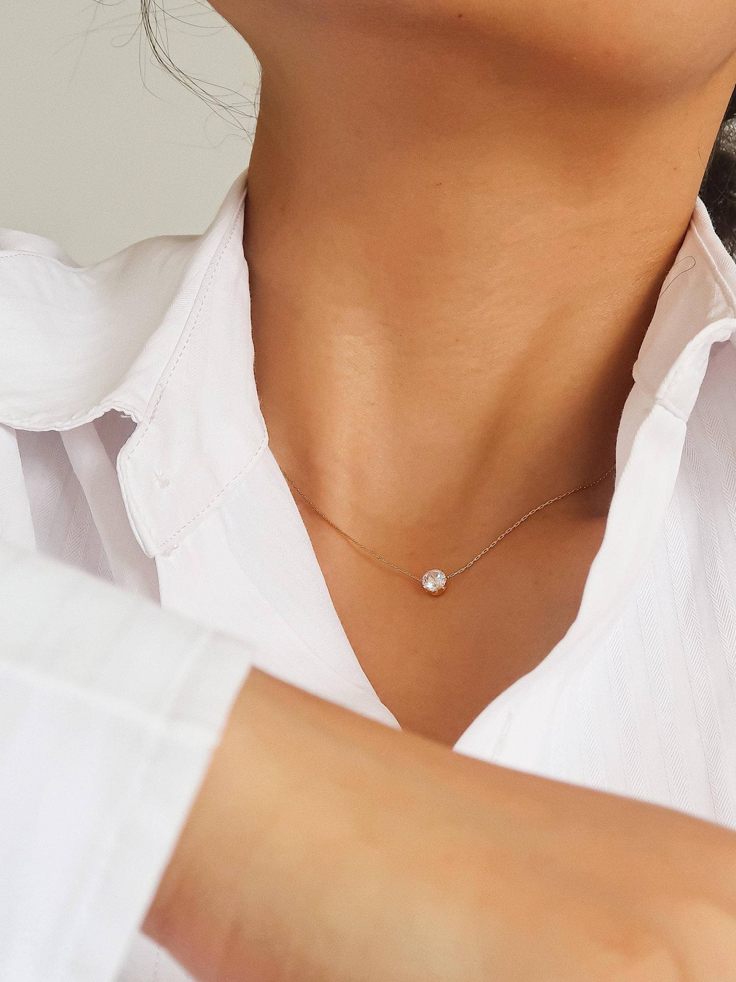 18K Non-Tarnish Petite Necklace