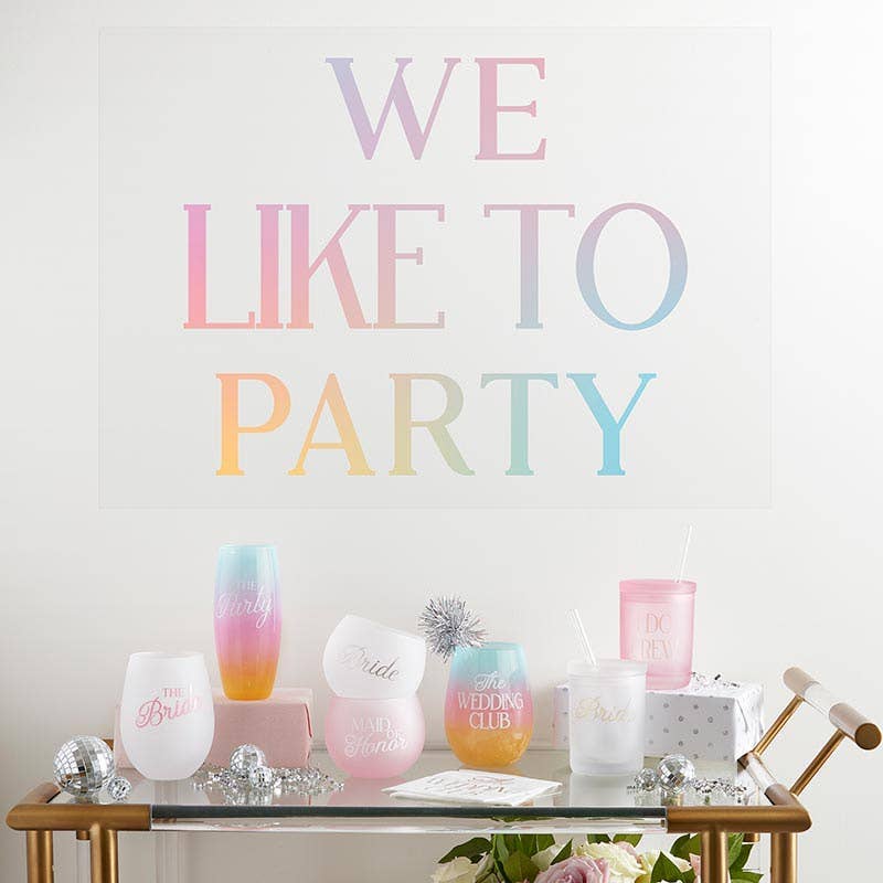 Roly Poly Glass - Bride
