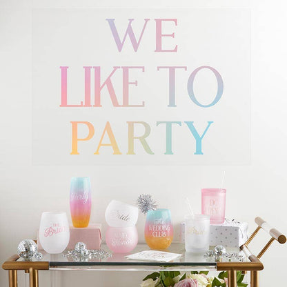 Roly Poly Glass - Bride