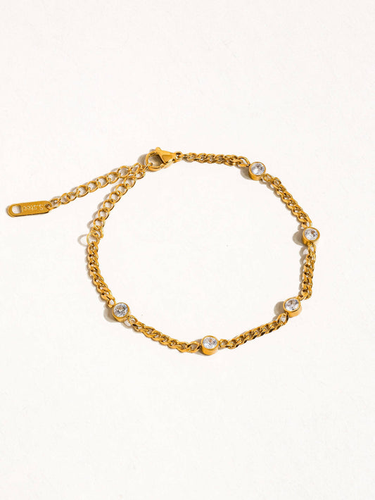 18K Gold Non-Tarnish Chain Bracelet