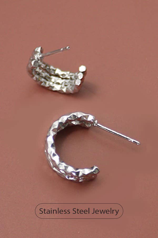 18K HYPOALLERGENIC WATERPROOF TARNISH FREE HOOPS