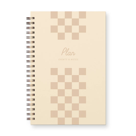 Checkerboard Undated Weekly Planner Journal