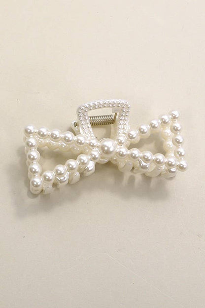 PEARL HAIR CLAW CLIPS | 40H736