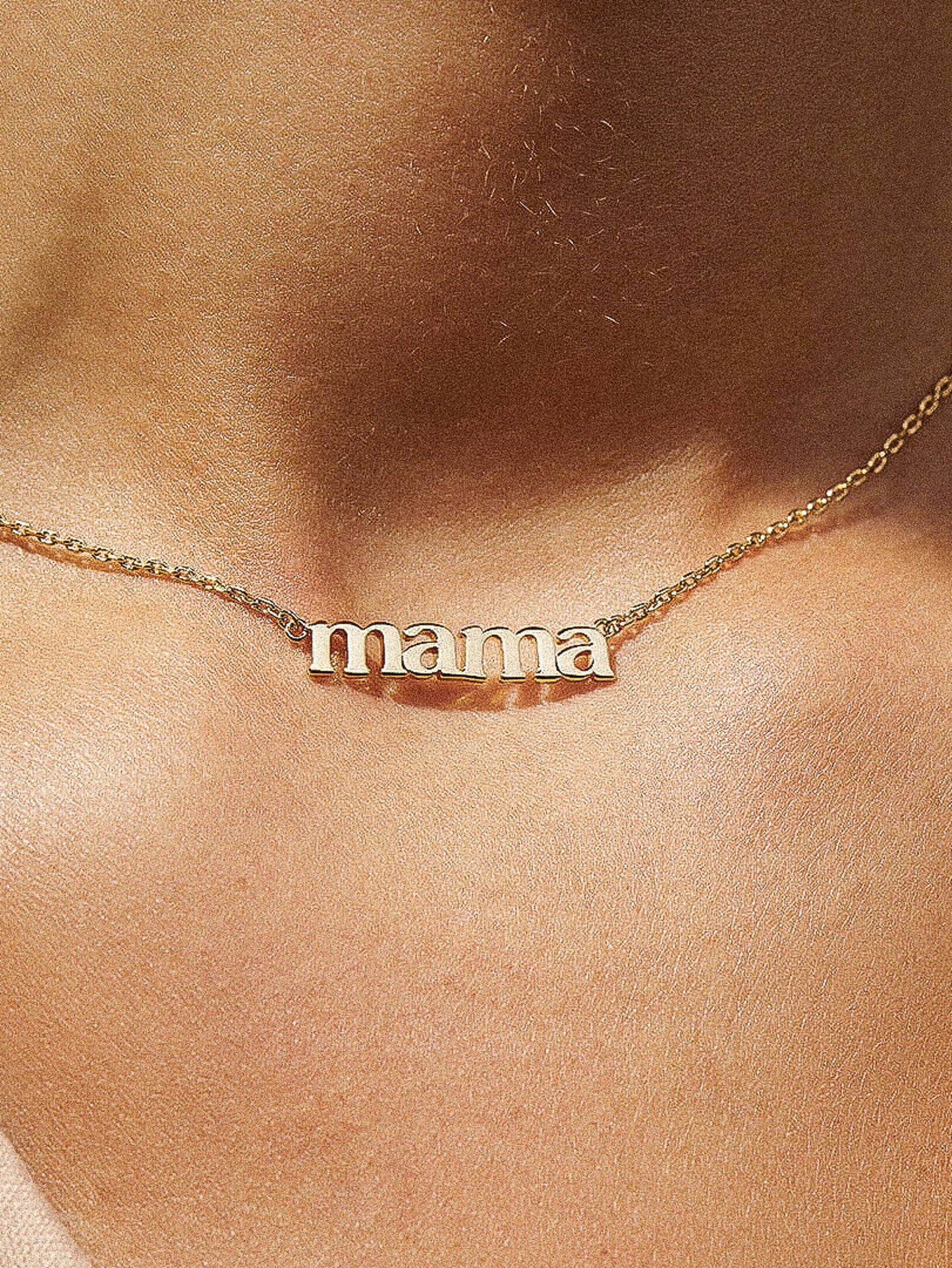 MAMA 18K Gold Non-Tarnish Necklace