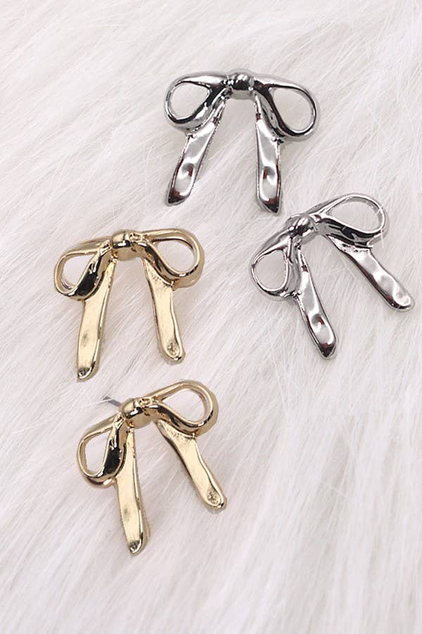 BOW STUD EARRING  |  31E24002