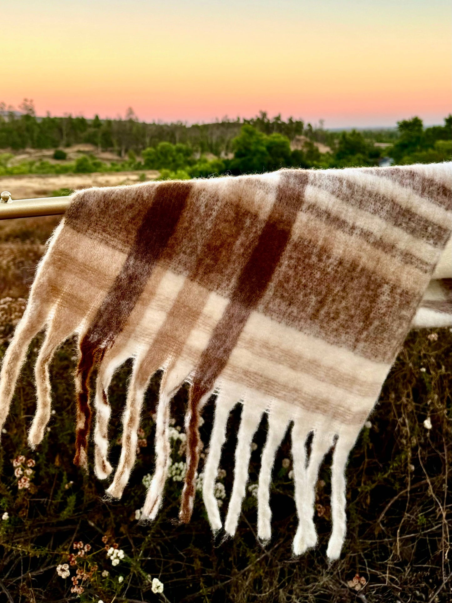 Black Chunky Scarf