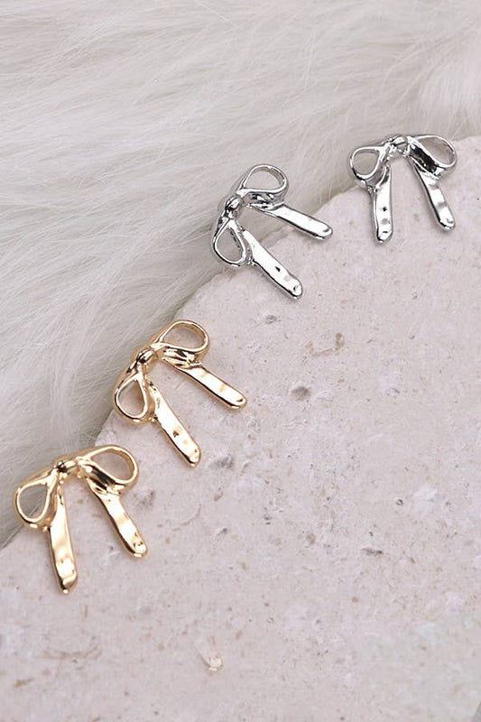 BOW STUD EARRING  |  31E24002