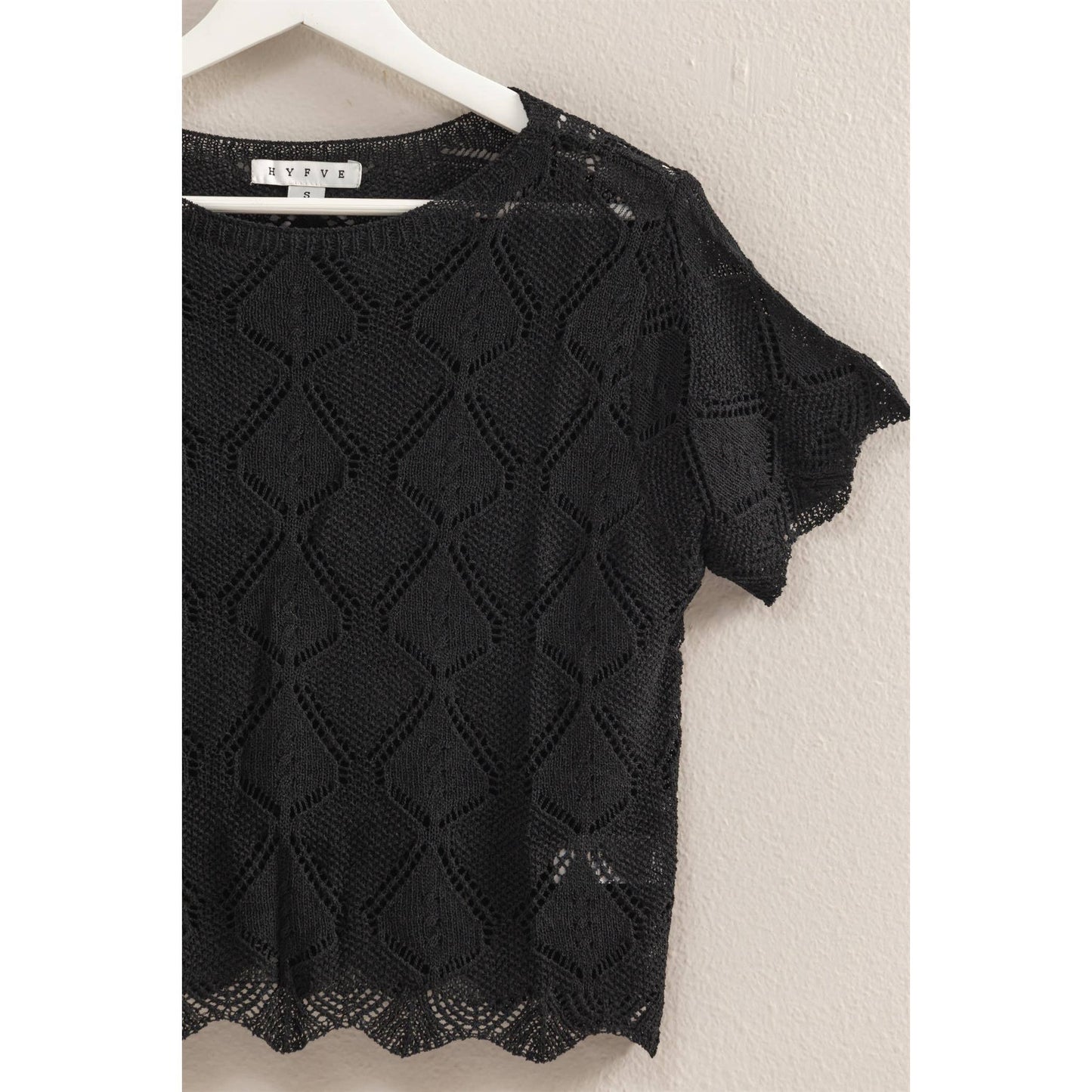 Open Stitch Crochet Top