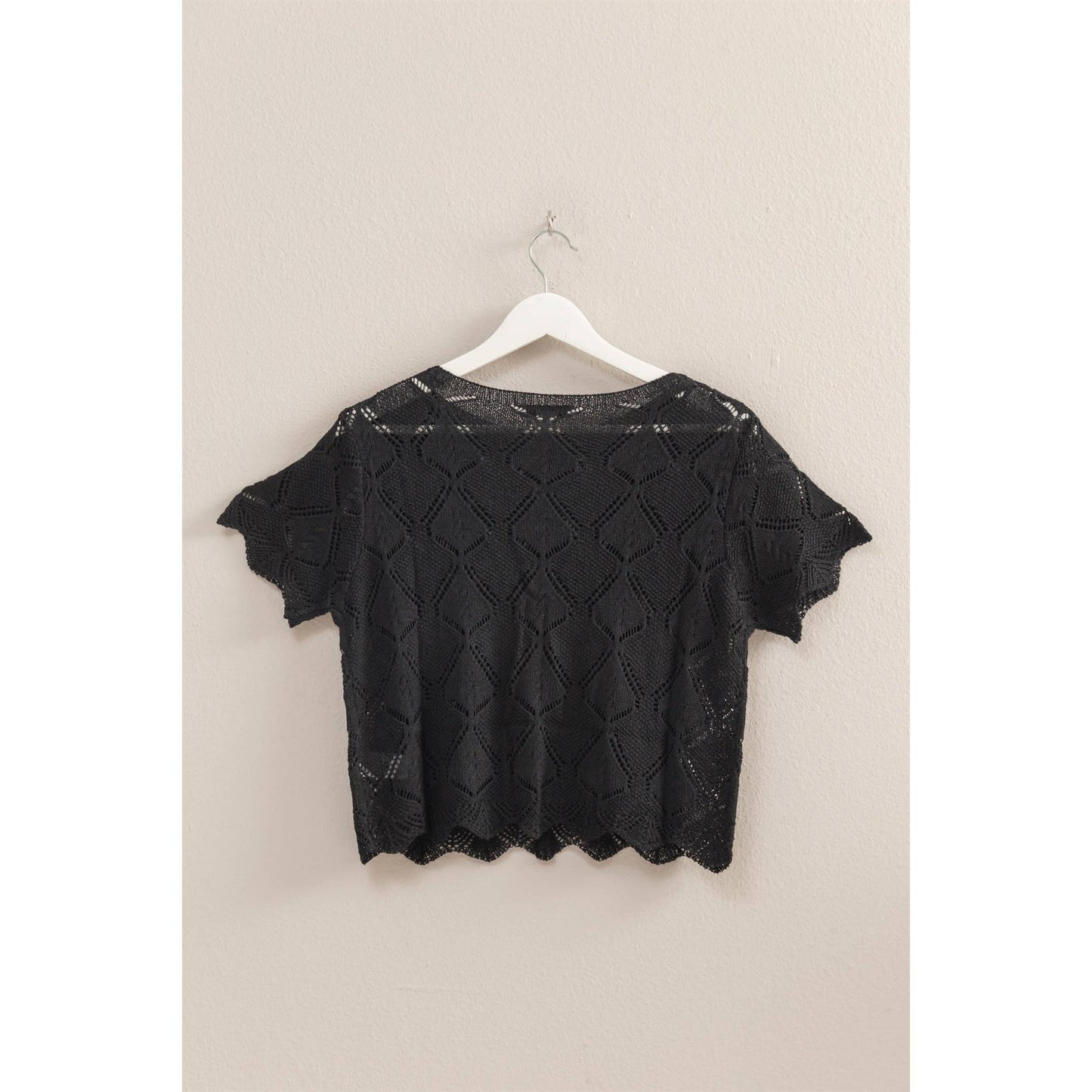 Open Stitch Crochet Top