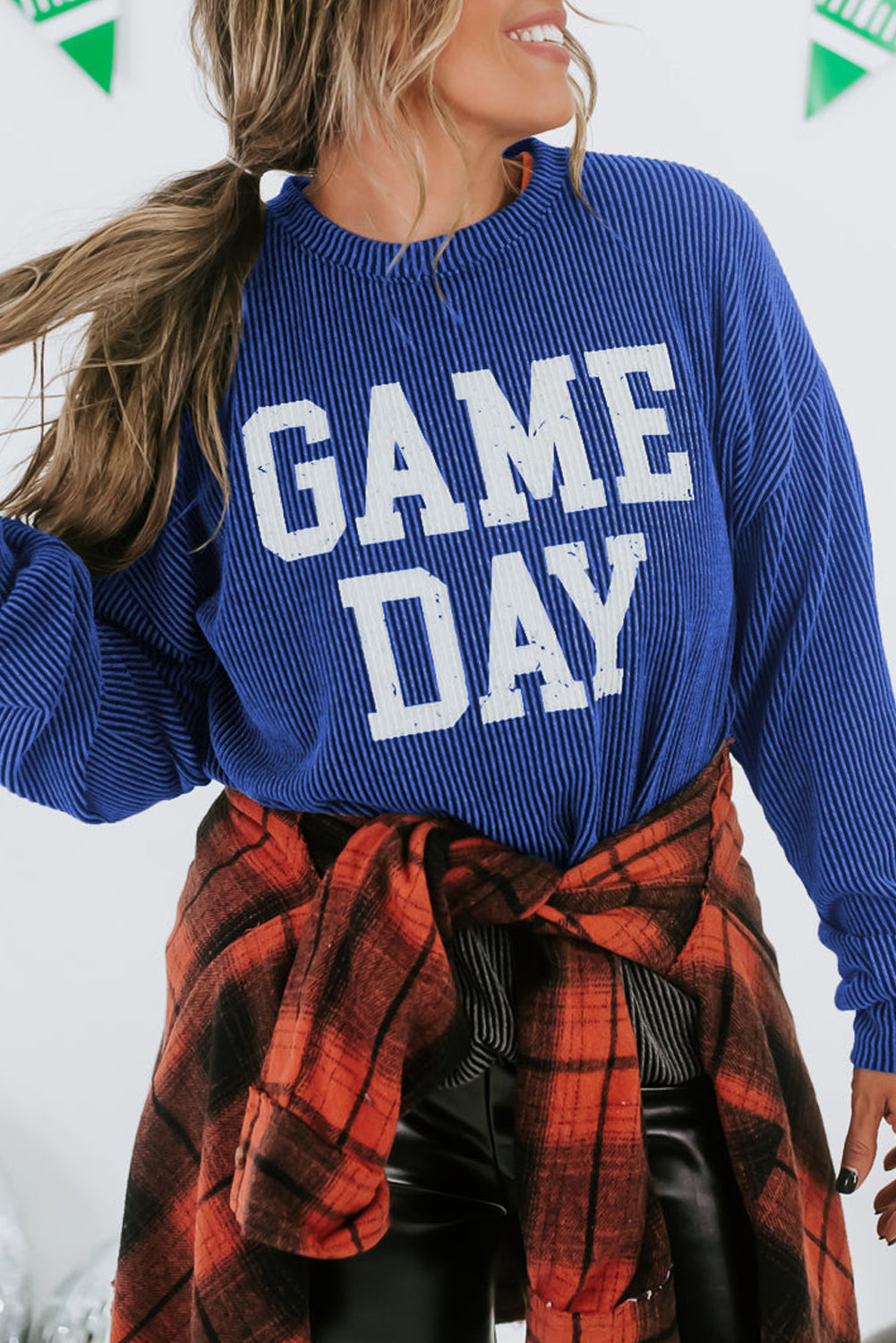 Blue Game Day Crewneck