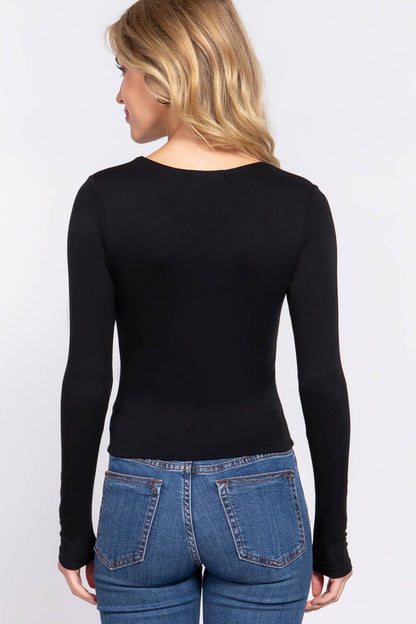 Long Sleeve Jersey Top