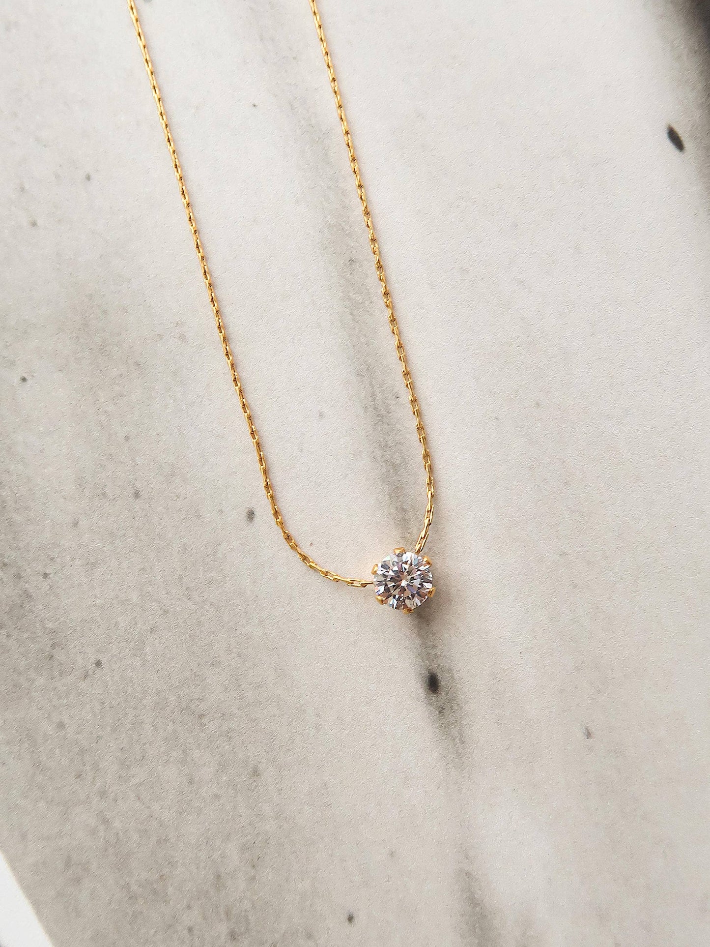 18K Non-Tarnish Petite Necklace