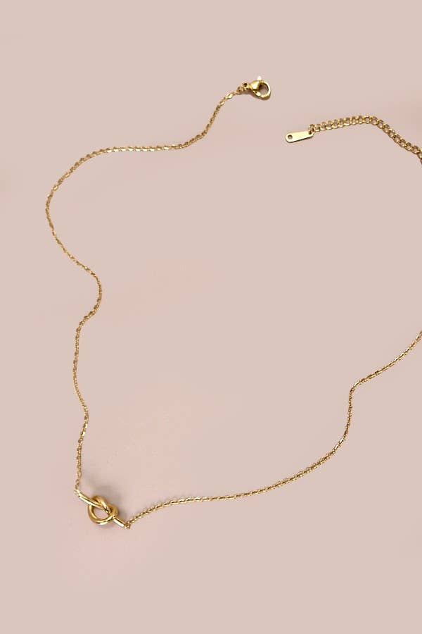 NON-TARNISH KNOTTED NECKLACE | 40NK337