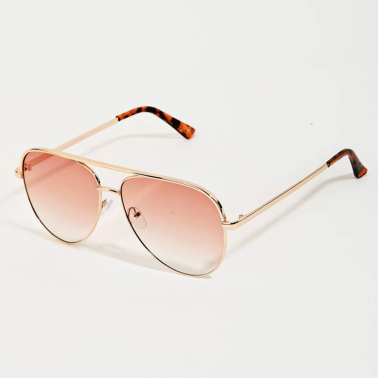 Metal Frame Double Bridge Sunglasses
