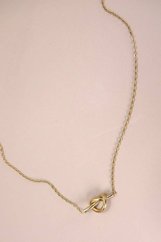 NON-TARNISH KNOTTED NECKLACE | 40NK337