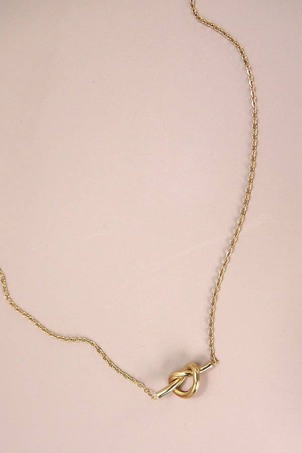 NON-TARNISH KNOTTED NECKLACE | 40NK337