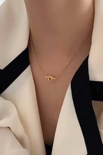 NON-TARNISH KNOTTED NECKLACE | 40NK337
