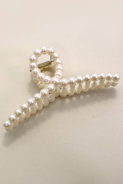 PEARL HAIR CLAW CLIPS | 40H736